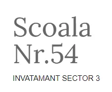 Fotografie de la Școala Gimnazială Nr. 54